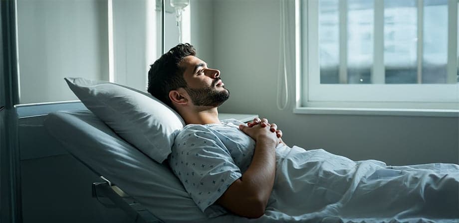 شاب يعاني من عجز كلوي مزمن ويحتاج إلى غسيل بشكل دوري