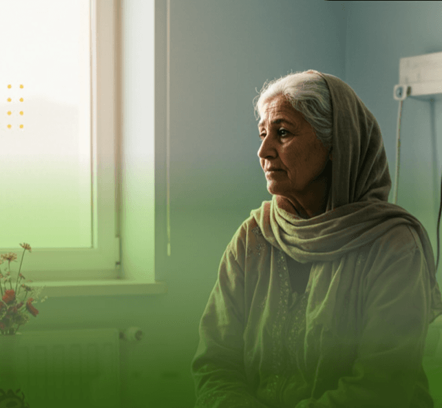 مسنة وحيدة تعاني من أمراض مزمنة بحاجة إلى إجراء فحوصات