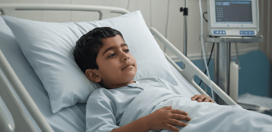 طفل يعاني من تشوه خلقي في الجهاز التناسلي يحتاج إلى عملية عاجلة